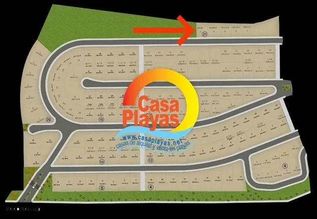 Venta Terreno en Playas Terrazas del Mar, Zona Alta 367 m, Vista a La Ciudad. Guayas — imagen 3