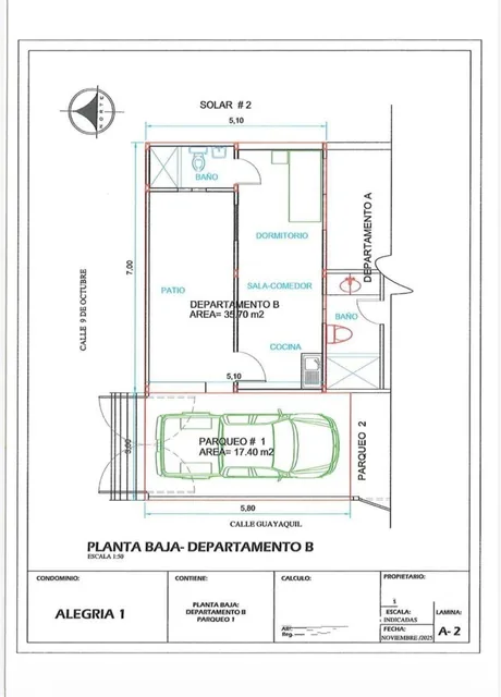Venta Dpto. Punta Blanca Entrada 4 A. Quintana — imagen 2