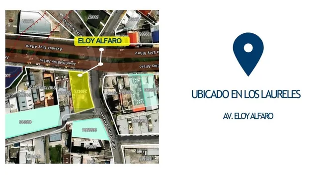 Venta Terreno 725 m² Eloy Alfaro Esquinero — imagen 4