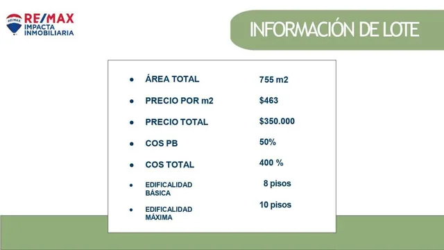 Venta Terreno 725 m² Eloy Alfaro Esquinero — imagen 3