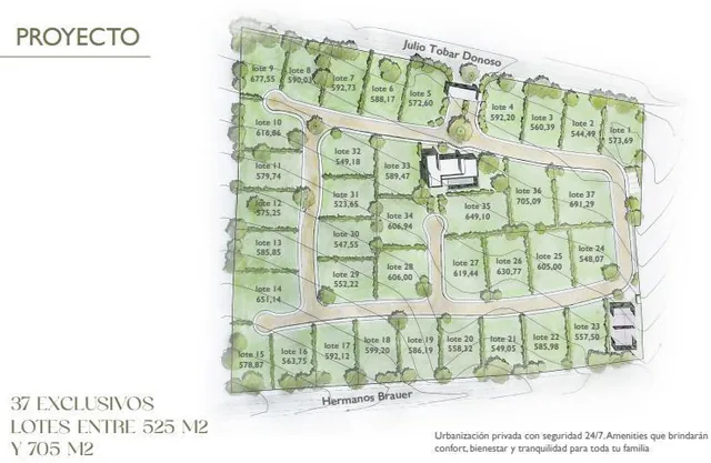 Mv - Puembo, en Venta Lote de Terreno 560 m², en Urbanizacion Exclusiva — imagen 3