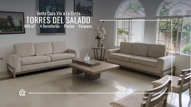 Venta Casa en Vía a La Costa | 1.780 m² de Terreno | Piscina, Jacuzzi y Cancha | $870.00, Guayas — imagen 4
