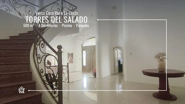 Venta Casa en Vía a La Costa | 1.780 m² de Terreno | Piscina, Jacuzzi y Cancha | $870.00, Guayas — imagen 3