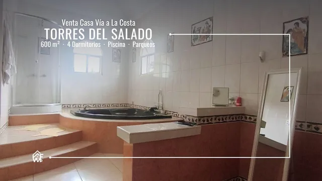 Venta Casa en Vía a La Costa | 1.780 m² de Terreno | Piscina, Jacuzzi y Cancha | $870.00, Guayas — imagen 2