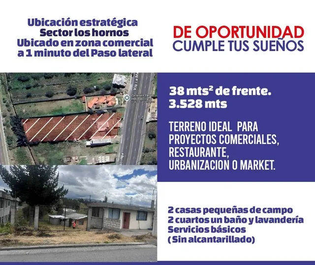 Terreno en Latacunga Sector Los Hornos, Cotopaxi — imagen 3
