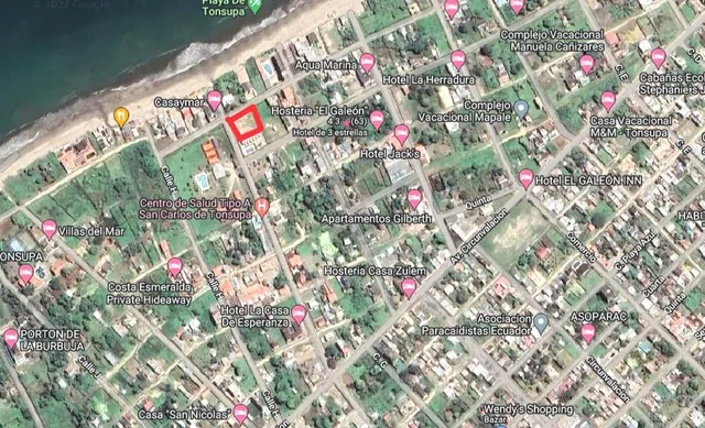 Terreno 1018 m² Esquinero, Independiente en Tonsupa, Esmeraldas — imagen 5