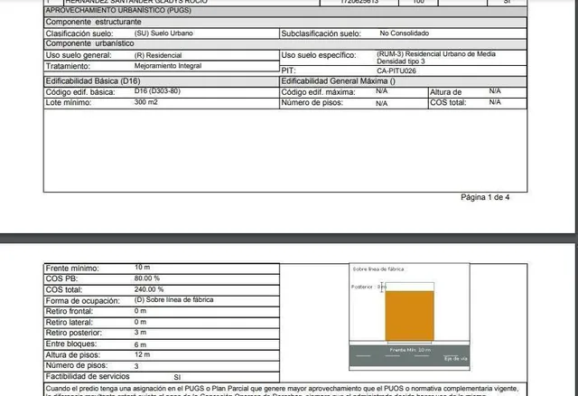 Terreno en Venta 900 m² San Juan de Calderon — imagen 2