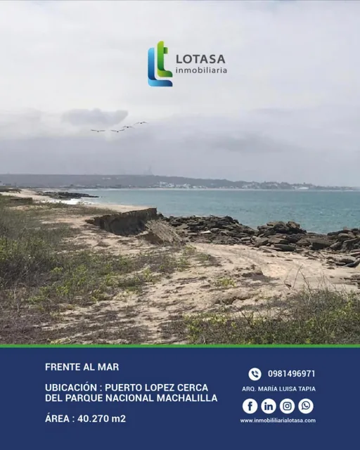 Terreno 40.270 m² Puerto Lopez Frente Al Mar, Manabí — imagen 5