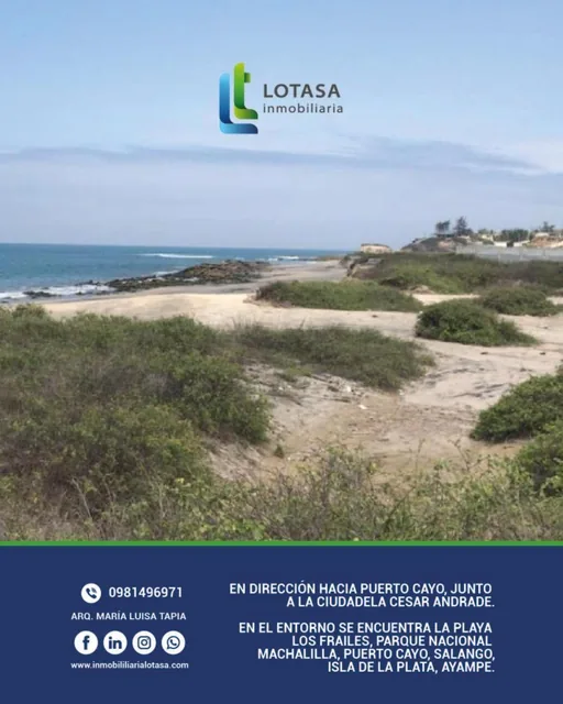 Terreno 40.270 m² Puerto Lopez Frente Al Mar, Manabí — imagen 2