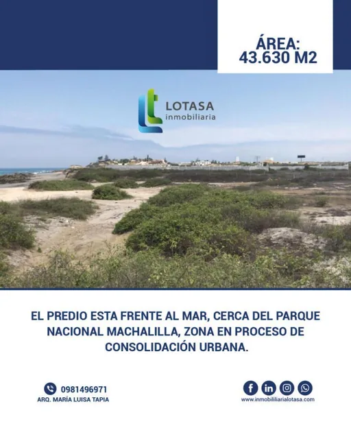 Venta Terreno 43.630 m² Puerto Lopez Prov. de Manabi, Manabí — imagen 5
