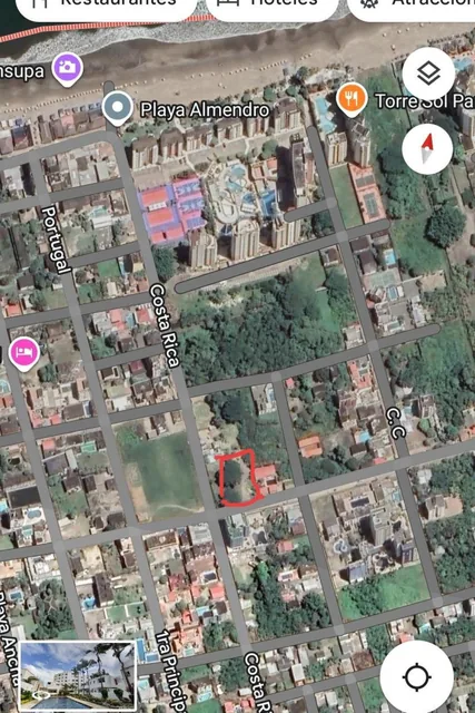 Terreno Esquinero en Venta 3160 m² Cerca de La Playa – Tonsupa, Esmeraldas — imagen 2