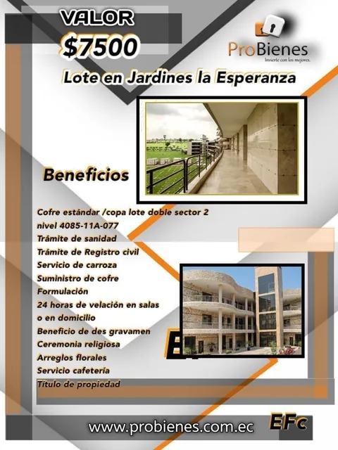 Se Vende Lote en Jardines La Esperanza, Guayas — imagen 2
