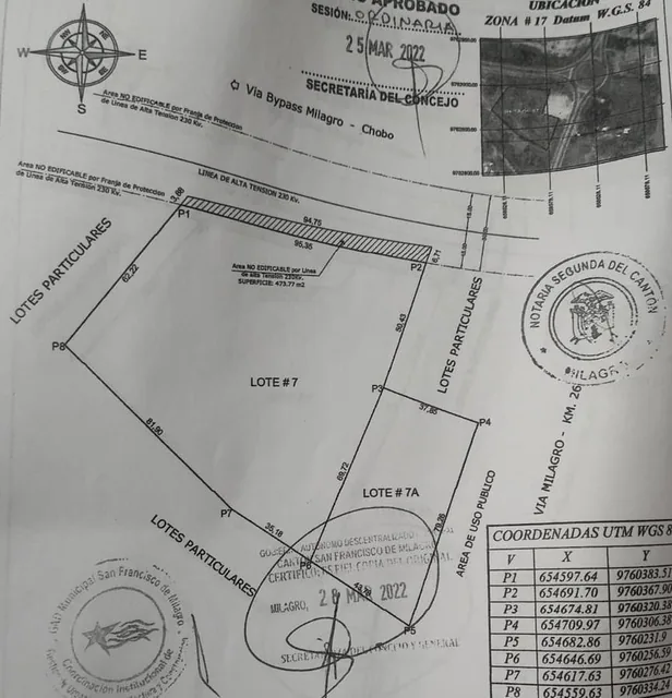 En Venta Terreno Industrial/comercial Km 4 1/2 Vía a Milagro - Virgen de Fátima, Guayas — imagen 5