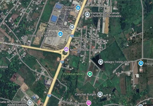 En Venta Terreno Industrial/comercial Km 4 1/2 Vía a Milagro - Virgen de Fátima, Guayas — imagen 2