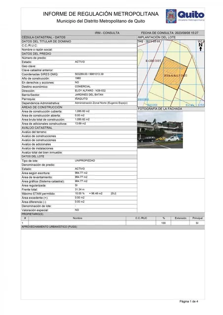 Lote Excelente Ubicación / Vista - Para Proyecto Inmobiliario — imagen 5