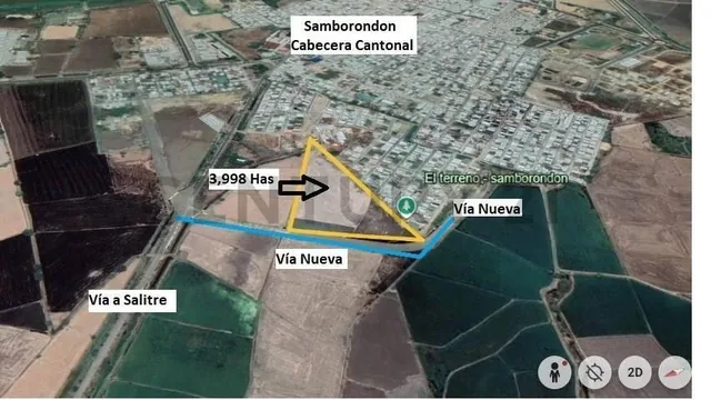 Vendo Terreno Desde 10,000 m² en Samborondon Cabecera Cant. Al Pie de Via Nueva, Guayas — imagen 3