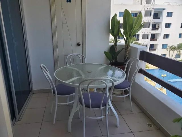 Oportunidad Departamento 2 Dorm. Tonsupa Amoblado, Balcón — imagen 2