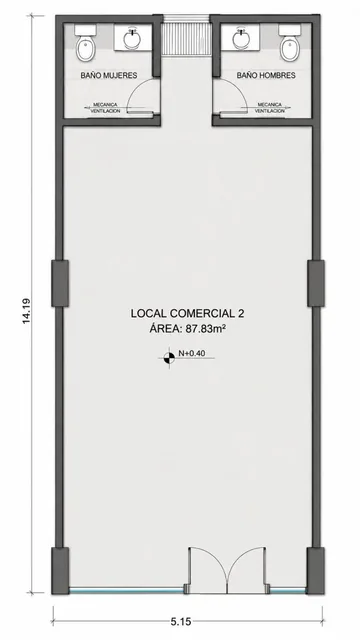Local Comercial en Venta Frente a Riocentro – 87,83 m² + 2 Parqueaderos — imagen 3