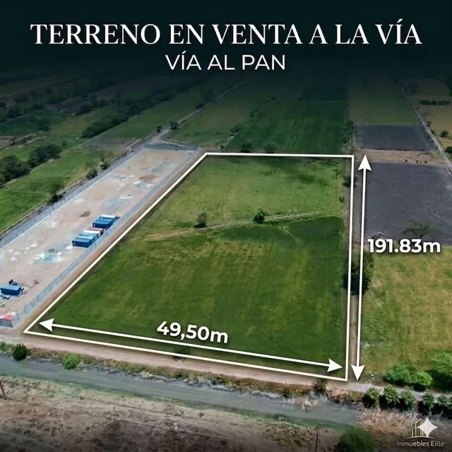 Terreno Industrial Vía Al Pan Al Pie de La Vía, Sector Para Bodegas y Comercial, Guayas — imagen 3