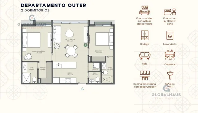 Venta Departamento de Estreno Urb. Bosko, Via La Costa Km 16.5, Guayaquil 2 Habitaciones, A. N. Guayas — imagen 5