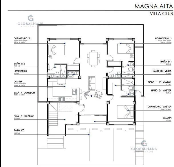 Venta de Departamento en Villa Club, 3 Habitaciones. V. B. Guayas — imagen 2