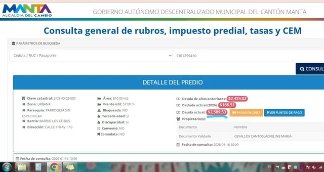 Lindo Terreno Venta / Renta 900 m² Nivelado Bien Ubicado de Oportunidad! Via Al Aeropuert, Manabí — imagen 2