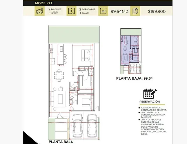 Venta de Casa de Una Planta en Urbanización Al Sol, Guayas — imagen 2