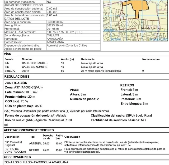 Se Vende Terreno en Amaguaña — imagen 2