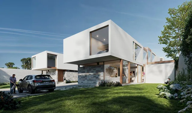 Hermosas Casas Modernas de Tres Habitaciones de Venta en Pacho Salas Tumbaco! a Estrenar! — imagen 4