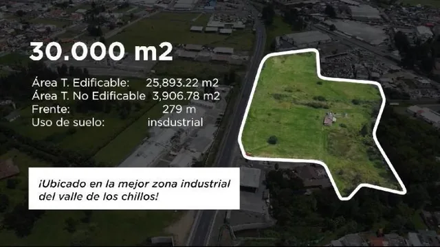 En Venta 29.800 m² de Terreno Industrial en Sangolqui - Rumiñahui - Quito - K. Aguirre — imagen 5