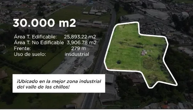 En Venta 29.800 m² de Terreno Industrial en Sangolqui - Rumiñahui - Quito - K. Aguirre — imagen 4