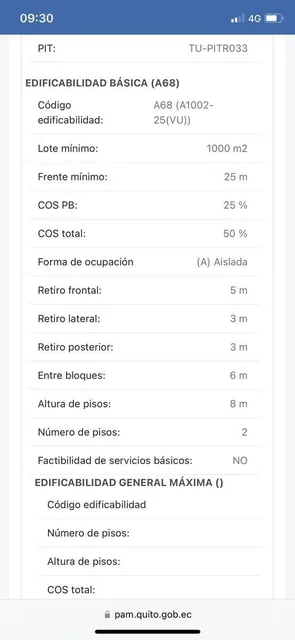 Terreno de Venta Dentro de Lotización en Collaquí. Vista — imagen 2