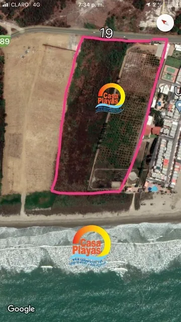 Macrolote Frente Al Mar en Playas, Via a Data Posorja, Guayas — imagen 3