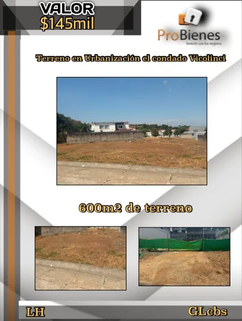 Terreno en Urbanizacion El Condado Vicolinci, Guayas — imagen 2