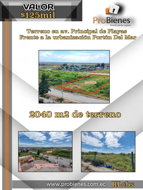 Terreno en Av Principal de Playas, Guayas — imagen 2