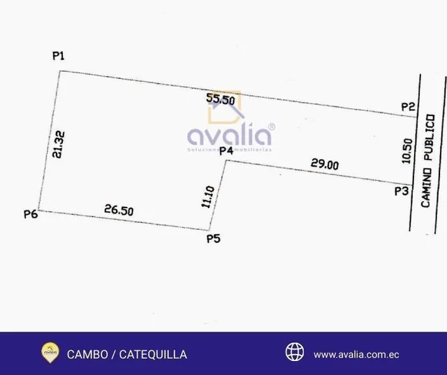 Terreno en Venta en Chambo Catequilla, La Pampa, Chimborazo — imagen 3