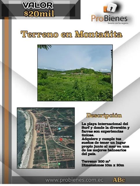 Terreno en Montañita, Guayas — imagen 2