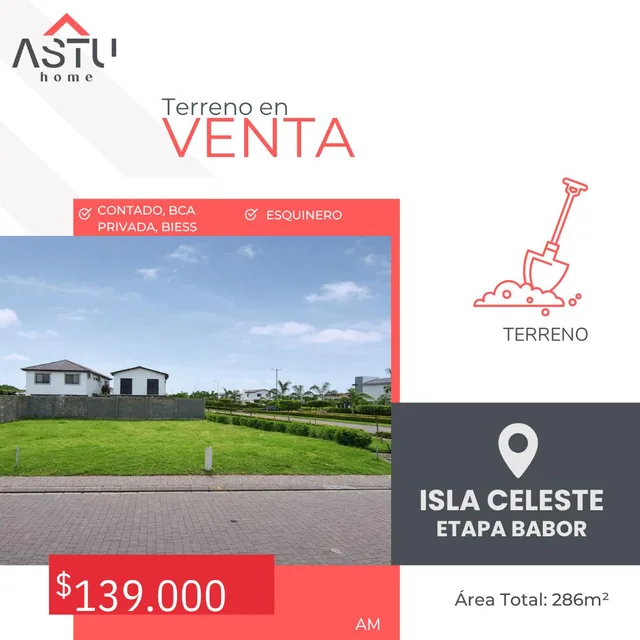 Se Vende Terreno Esquinero Isla Celeste Etapa Babor, Guayas — imagen 3
