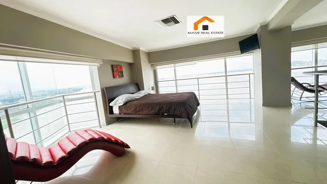 Vendo Exclusivo Penthouse Tipo Loft, riverfront, 2 Dorm, Parqueo, 125 m², Guayas — imagen 4