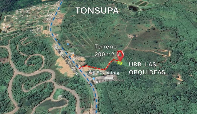 Terreno en Venta Urb. Las Orquídeas - Tonsupa — imagen 3