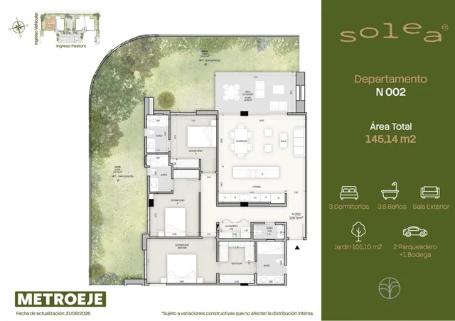Solea - Departamentos en San Patricio Cumbayá en Urbanización Privada Pampacú — imagen 3
