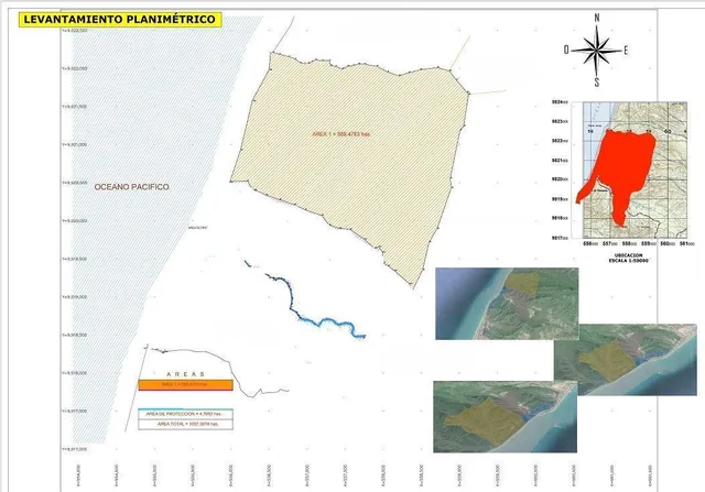 Terreno en Venta 588 Has Ideal Para Proyecto Turístico en Manabí, Manabí — imagen 2
