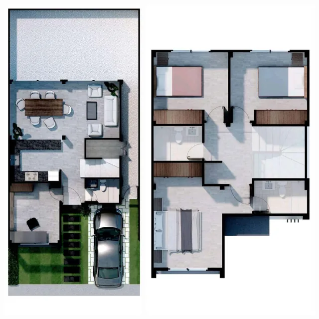 Venta de Casa Cuatro Habitaciones en Urbanización San Antonio/ Samborondon/aurora, Guayas — imagen 2
