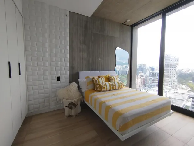 Aef Renta Departamento Amoblado Edificio Iqon en La Carolina — imagen 3