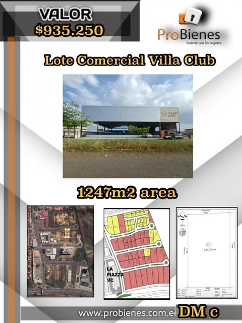 Lote Comercial en Villa Club, Guayas — imagen 2