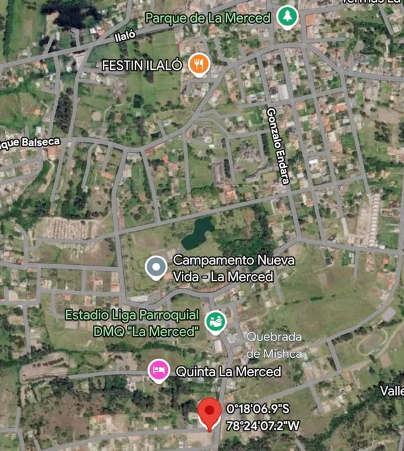 Terreno en Venta 210 m² Sector La Merced Valle de Los Chillos — imagen 2