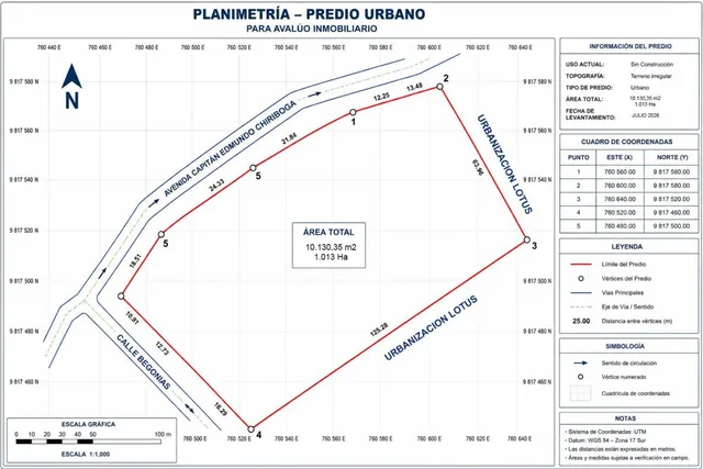 Terreno Urbano en Excelente Sector de Riobamba, Chimborazo — imagen 2