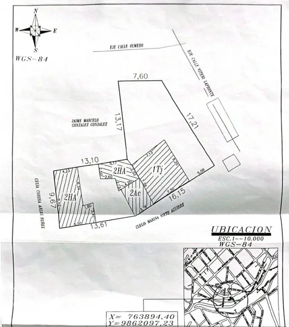 Terreno Esquinero de 352 m² en Venta en El Centro de Ambato, Tungurahua — imagen 2