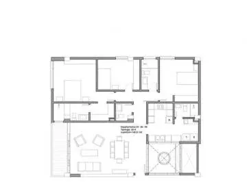 Quito Tenis - Mariano Echeverria, Departamento de Venta 156.41 m² (P2 - 04) — imagen 4