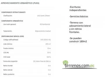 Terreno en Venta 180 m² Rancho San Antonio Alto (El Condado) — imagen 2
